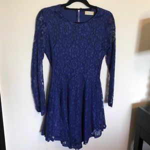 Blue Lace Dress